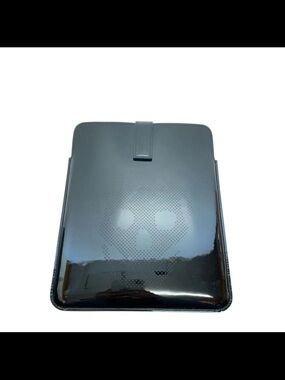 Alexander McQueen Bag Enamel Black Unisex Rectangle Purse Accessory Collection